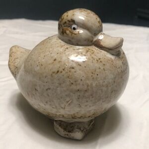 Art pottery duck